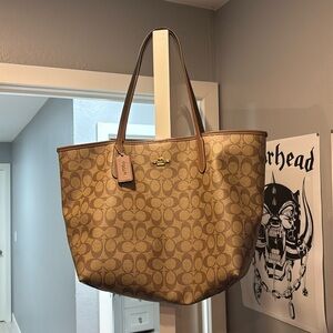 Coach Signature Tote Bag